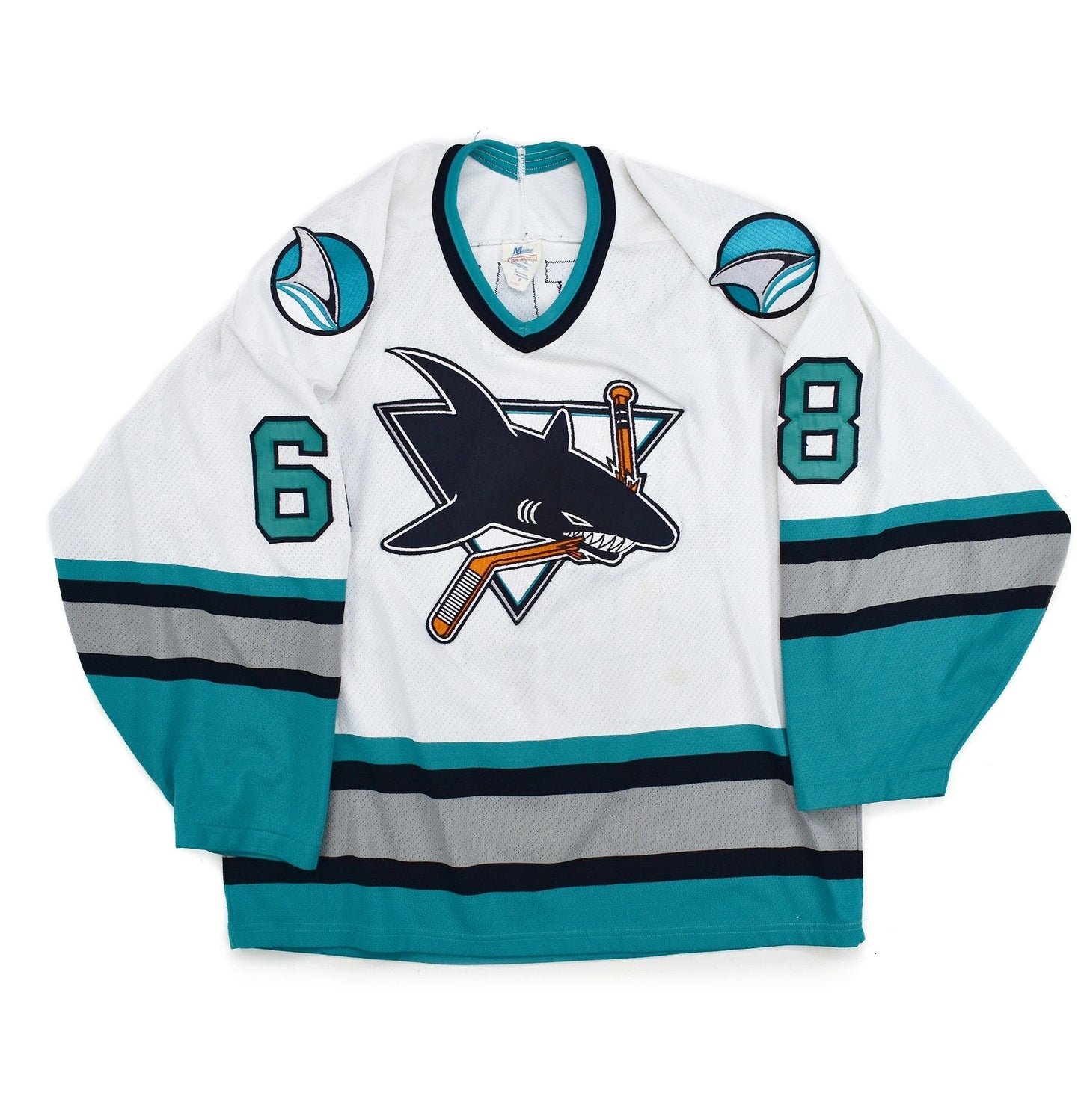 San Jose Sharks Authentic CCM Game Jersey Size Medium