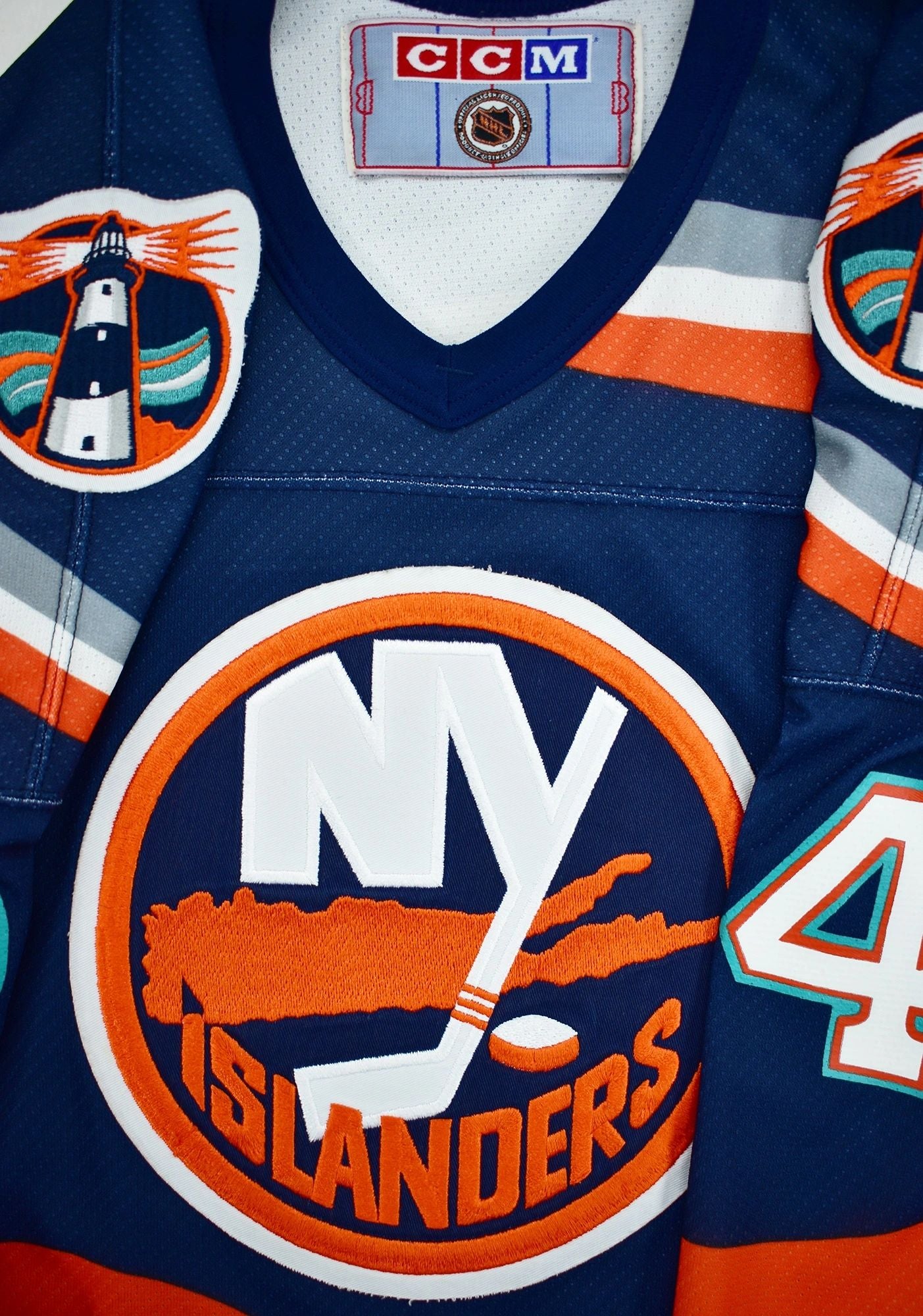 New York Islanders Authentic Bryan Berard CCM Hockey Jersey Size Large