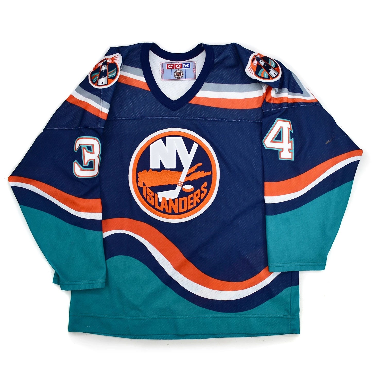 New York Islanders Authentic Bryan Berard CCM Hockey Jersey Size Large