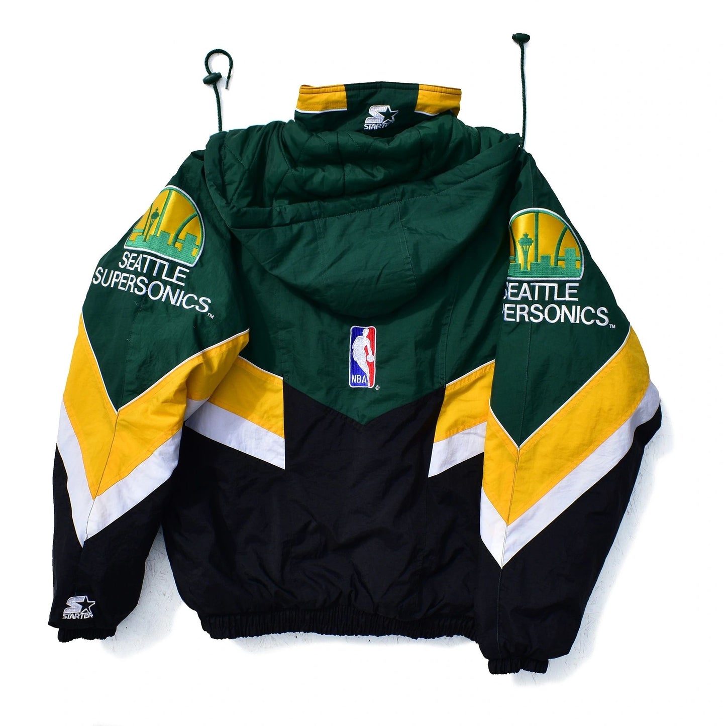 Seattle Supersonics Starter 90's Full Zip Jacket, Size Medium