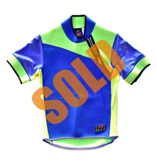 Nike Aqua Gear Neoprene Rash Guard Wetsuit Shirt Size Large