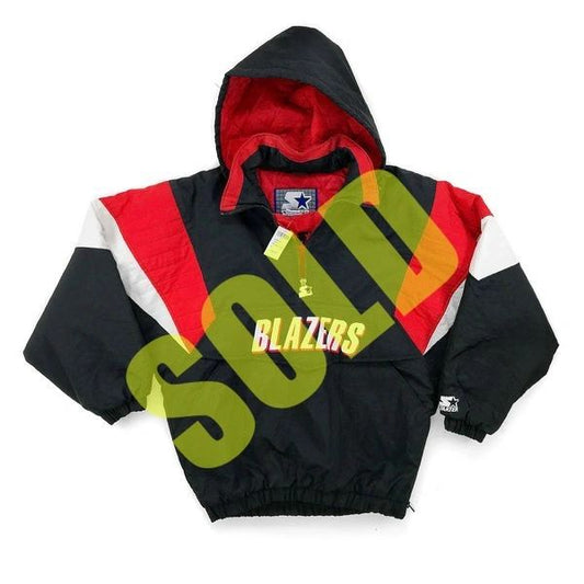 Portland Trailblazers 90's Starter Pullover Jacket NEW w/ Tags