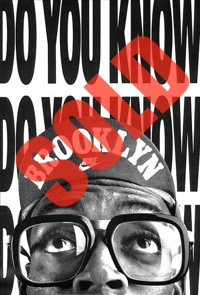 Nike Air Jordan Spike Lee Mars Blackmon Original 1989 DO YOU KNOW Poster NEW