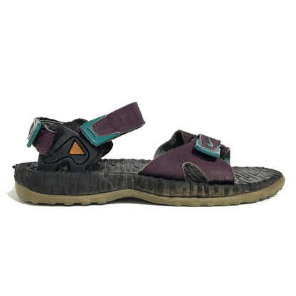 Nike Air Deschutz ACG 1995 Sandals Bordeaux/Aqua Size 8