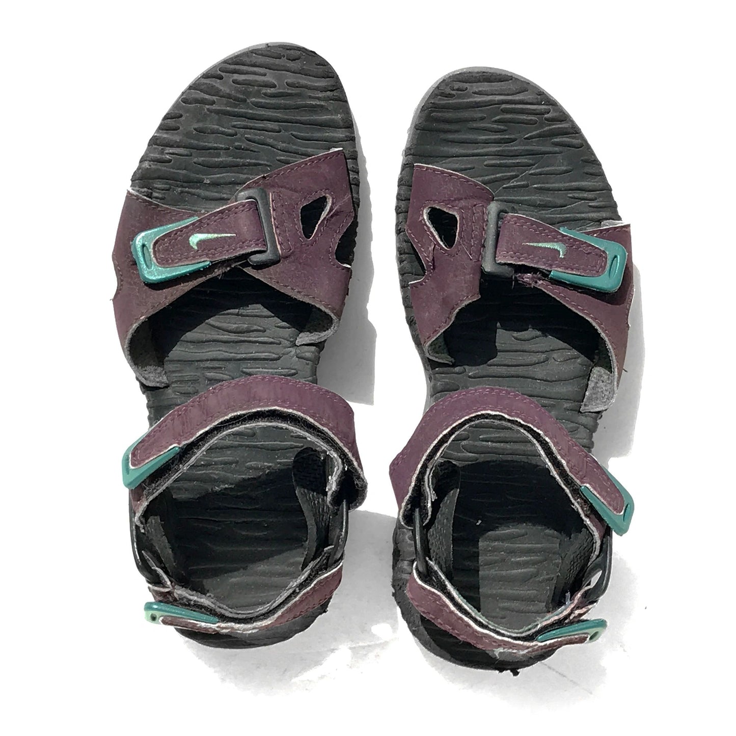 Nike Air Deschutz ACG 1995 Sandals Bordeaux/Aqua Size 8
