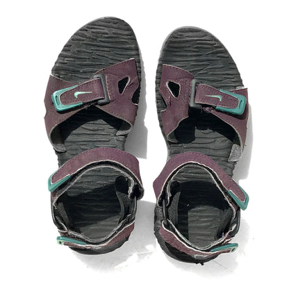 Nike Air Deschutz ACG 1995 Sandals Bordeaux/Aqua Size 8