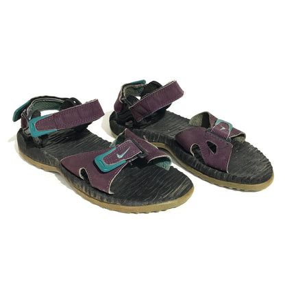 Nike Air Deschutz ACG 1995 Sandals Bordeaux/Aqua Size 8