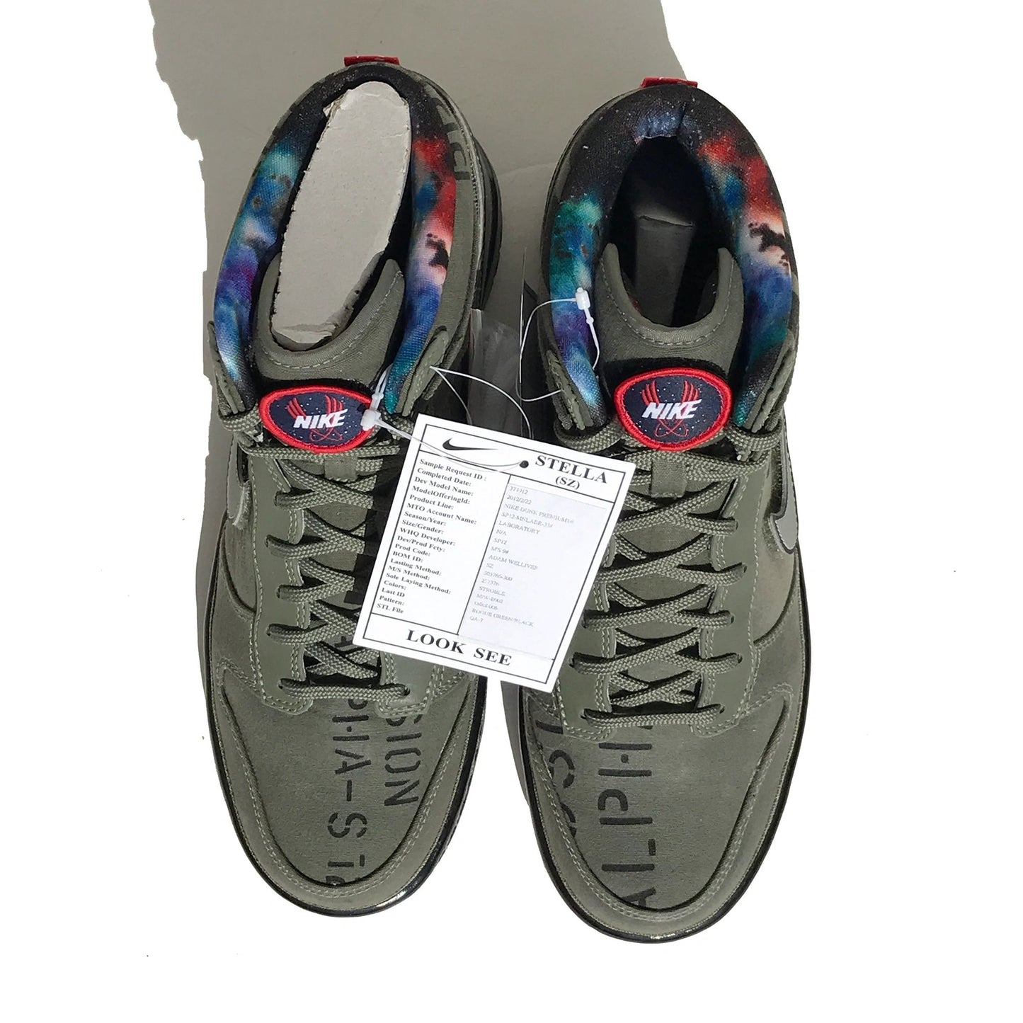Nike Dunk Galaxy All Star Look-See Samples NEW Size 9