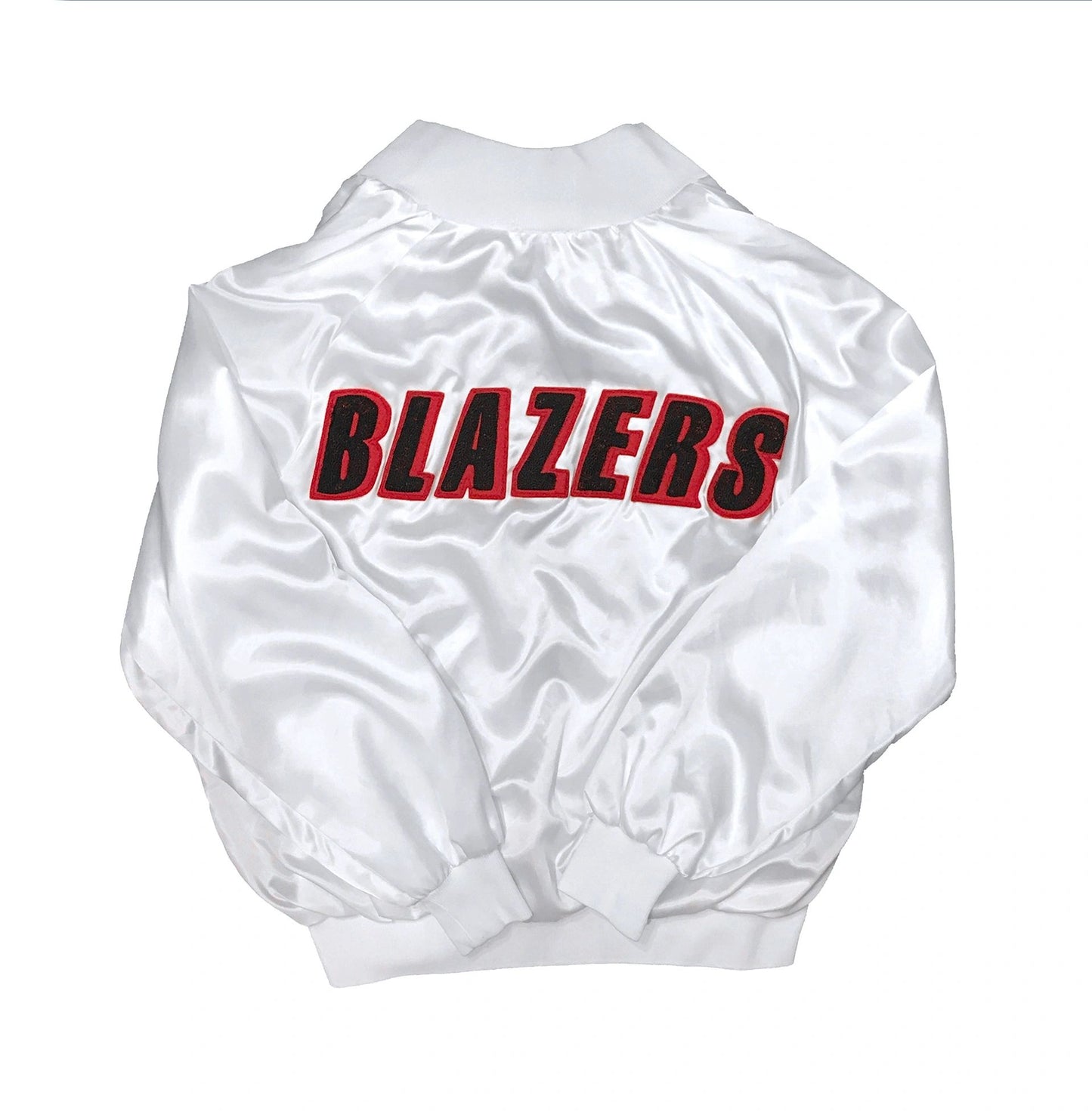 1/1 Portland Trailblazers Satin Chain Stitched Custom Jacket Size XXL