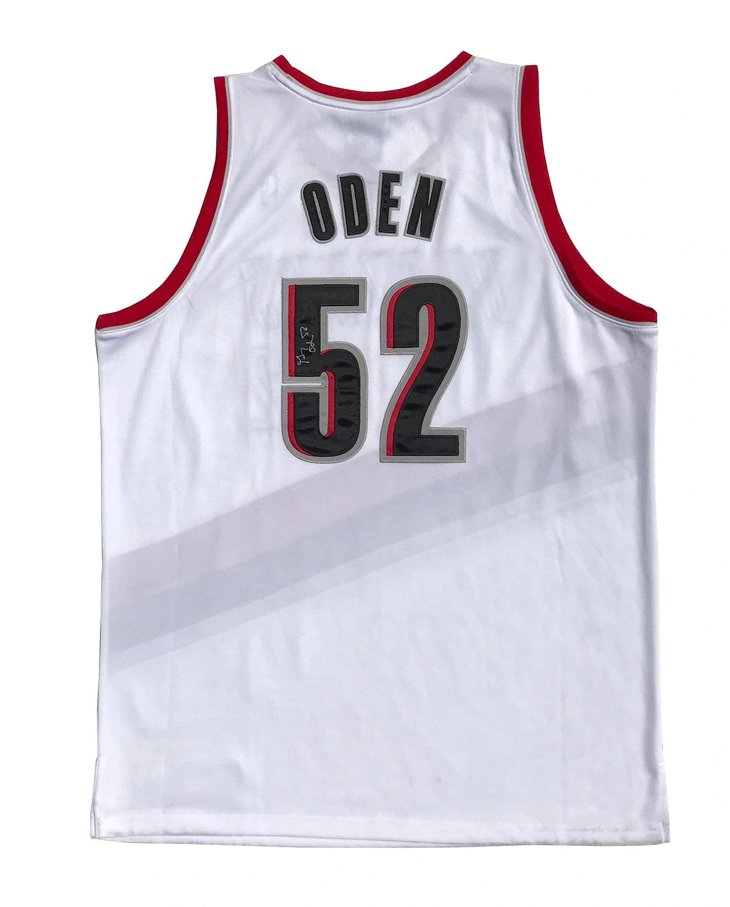 Portland Trailblazers Greg Oden Authentic Game Jersey Signed Size 52