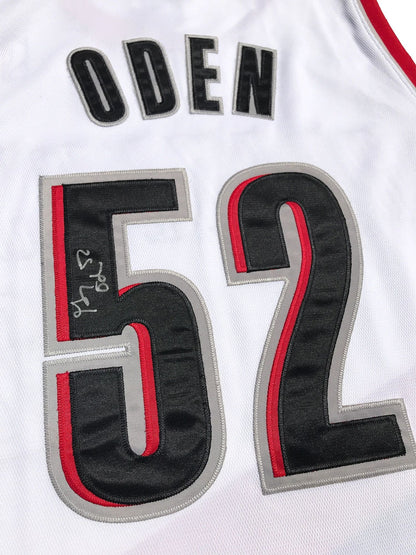 Portland Trailblazers Greg Oden Authentic Game Jersey Signed Size 52
