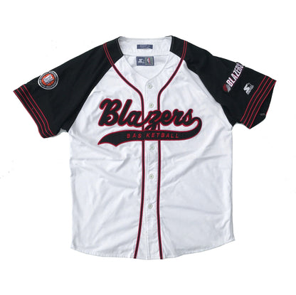 Portland Trailblazers Starter 90's Baseball Jersey Size Large