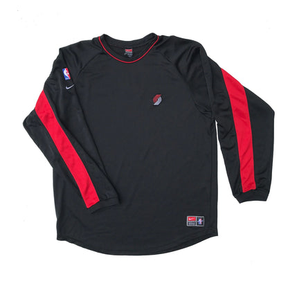 Portland Trailblazers Authentic Nike Dri-Fit Warm-Up Shirt Size XL