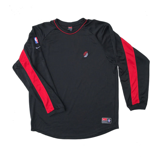 Portland Trailblazers Authentic Nike Dri-Fit Warm-Up Shirt Size XL