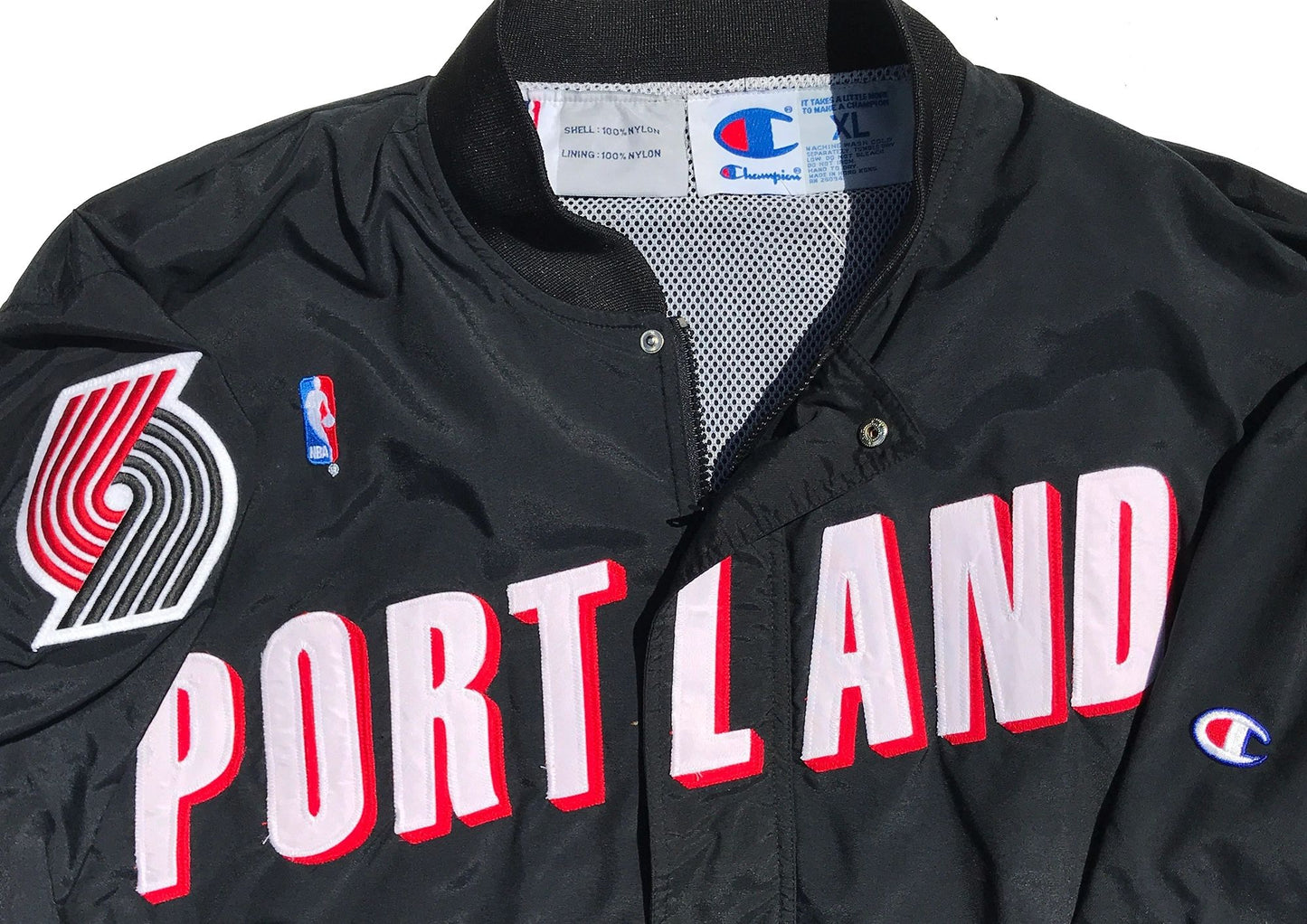 Portland Trailblazers Authentic Champion Warm-up Suit Size XL