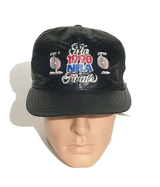 Portland Trailblazers 1990 NBA Finals Shiny Nylon Hat