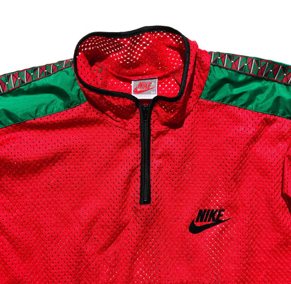 Nike Gray Tag Kenya Track & Field mesh Zip Jacket Size Medium