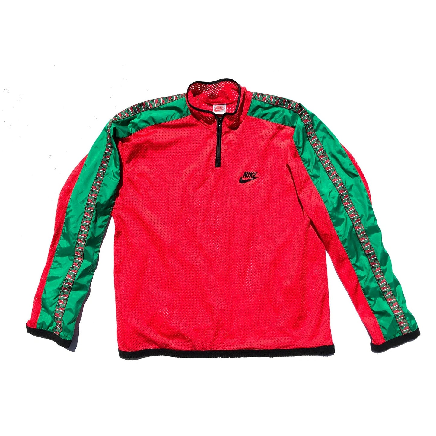 Nike Gray Tag Kenya Track & Field mesh Zip Jacket Size Medium
