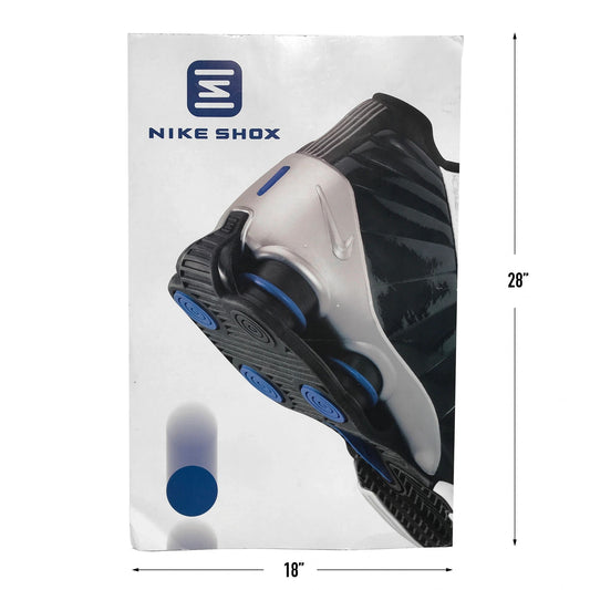 Nike Shox BB4 Shoes Original Y2K Foot Locker Store Display Poster Ad