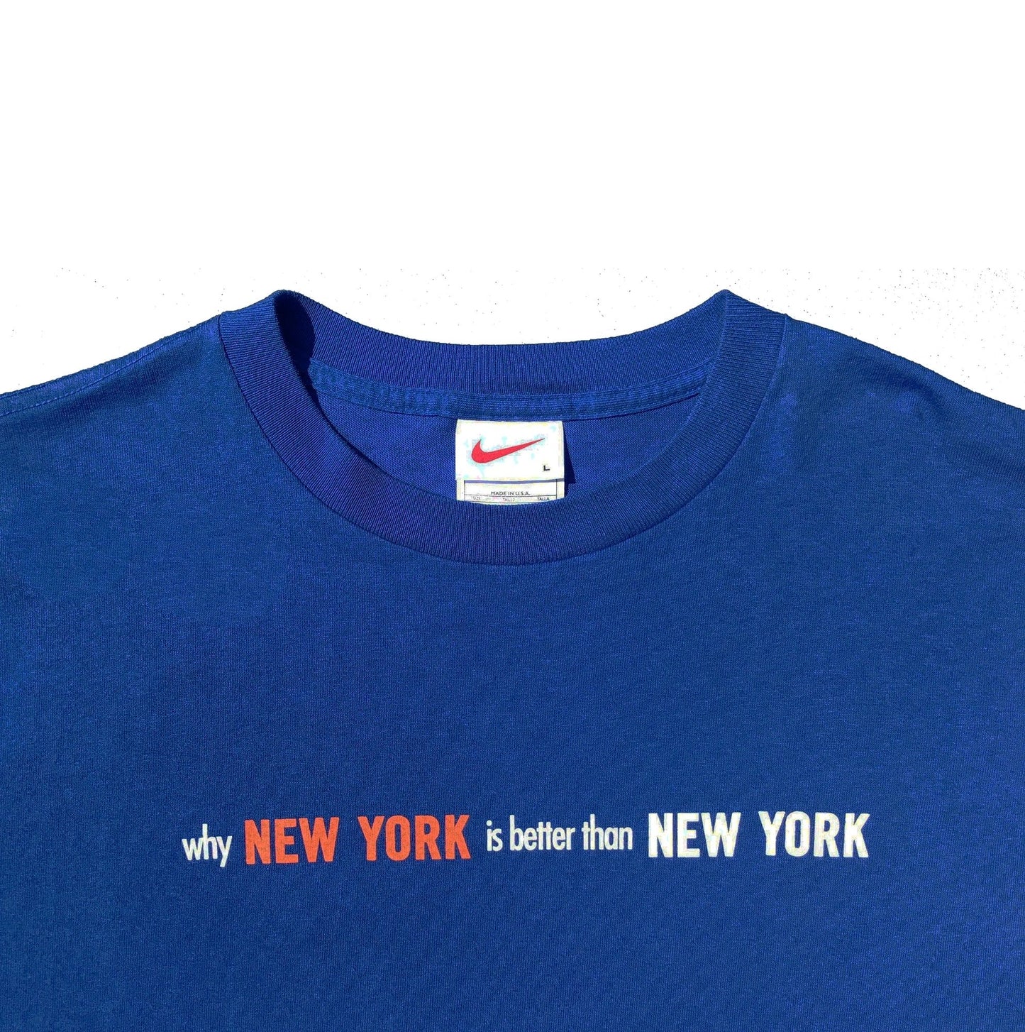 Nike New York Mets / Yankees Steinbrenner T-Shirt Made in USA