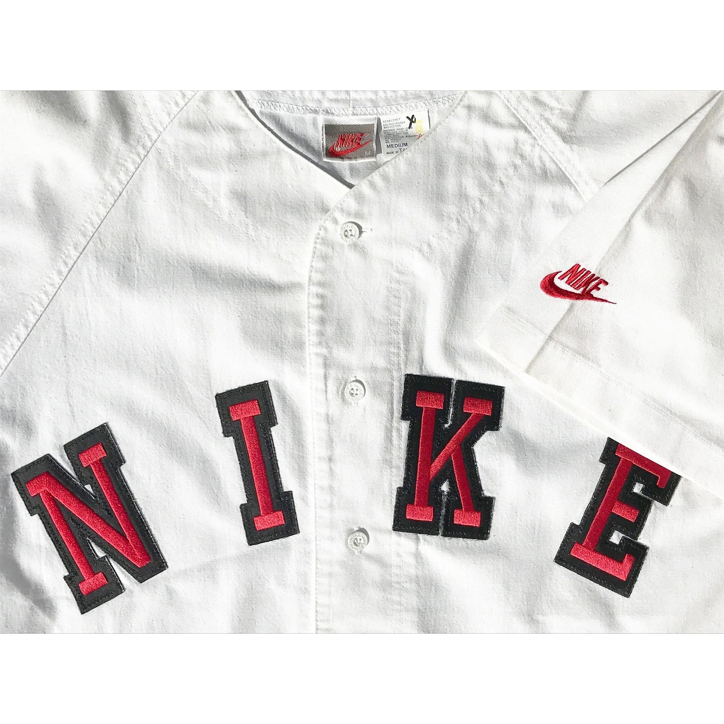 Nike Gray Tag Authentic 90's Baseball Jersey Size Medium / Large