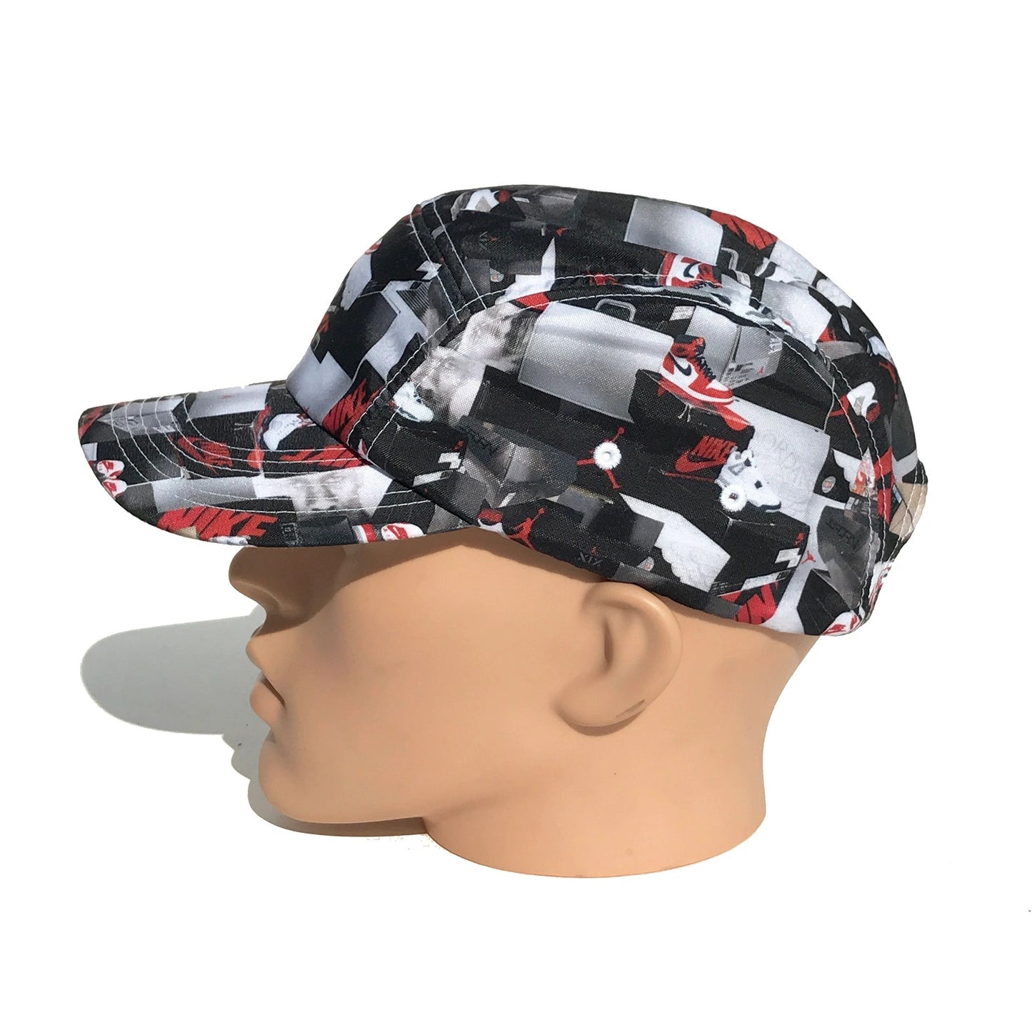 Nike Air Jordan 5 Panel All-Over Shoe Box Print Sample Hat NEW