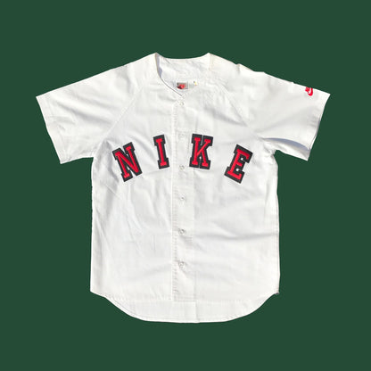Nike Gray Tag Authentic 90's Baseball Jersey Size Medium / Large