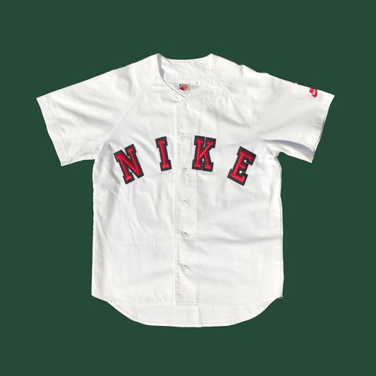 Nike Gray Tag Authentic 90's Baseball Jersey Size Medium / Large
