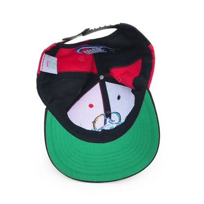 Nike Air Jordan 8 VIII OG 1993 Pinwheel Snapback Hat Aqua / Red Youth