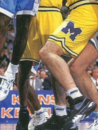 Nike Fab Five Michigan Basketball mid 90's OG Socks