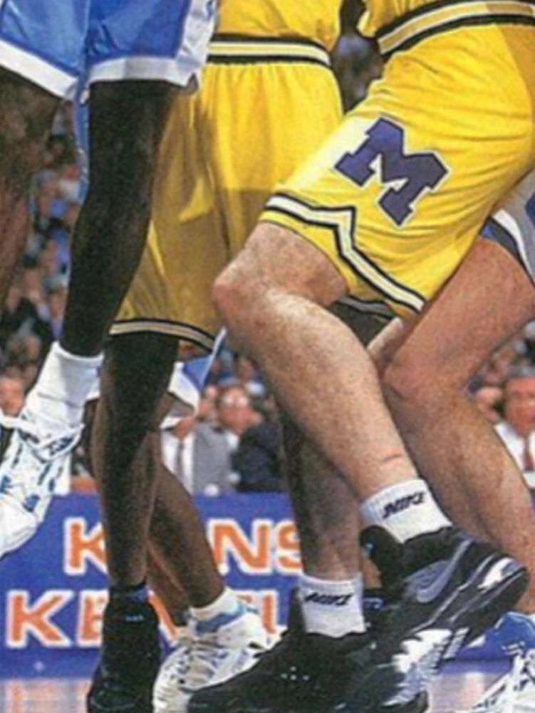 Nike Fab Five Michigan Basketball mid 90's OG Socks
