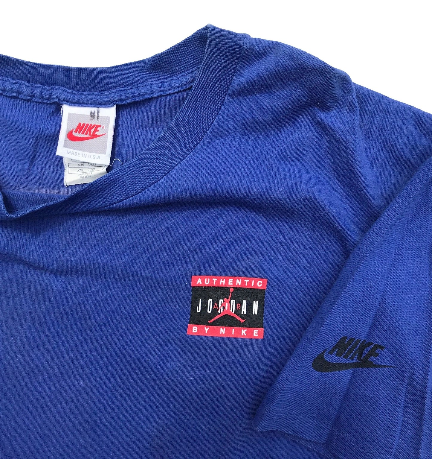Nike Air Jordan 8 VIII Gray Tag T-Shirt 1993 Original Logo Mens XXL