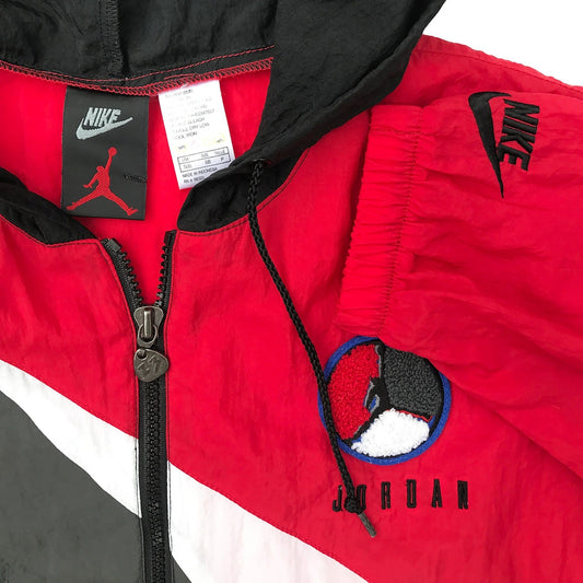 Nike Air Jordan 8 VIII 1993 OG Nylon Half-Sleeve Youth Jacket