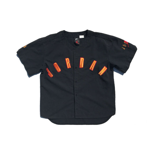 Nike Air Jordan 6 7 1992 Embroidered Baseball Jersey Youth Size Large
