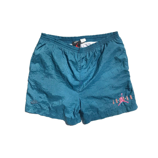 Nike Air Jordan 6 VI 1991 Teal Lined Swimming Trunks Youth Size XL