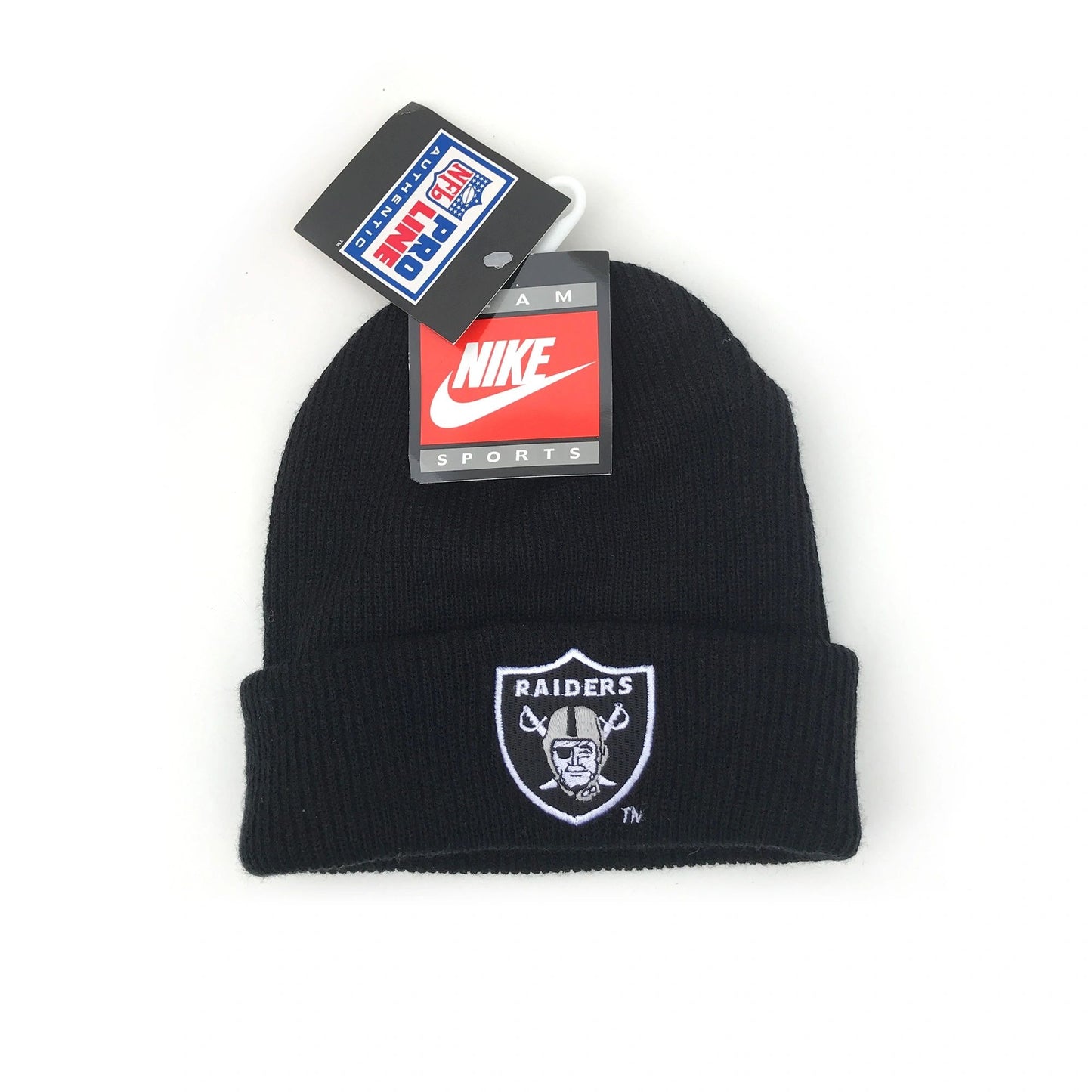 Nike Pro Line Authentic Oakland Raiders Stocking Cap Beanie NEW