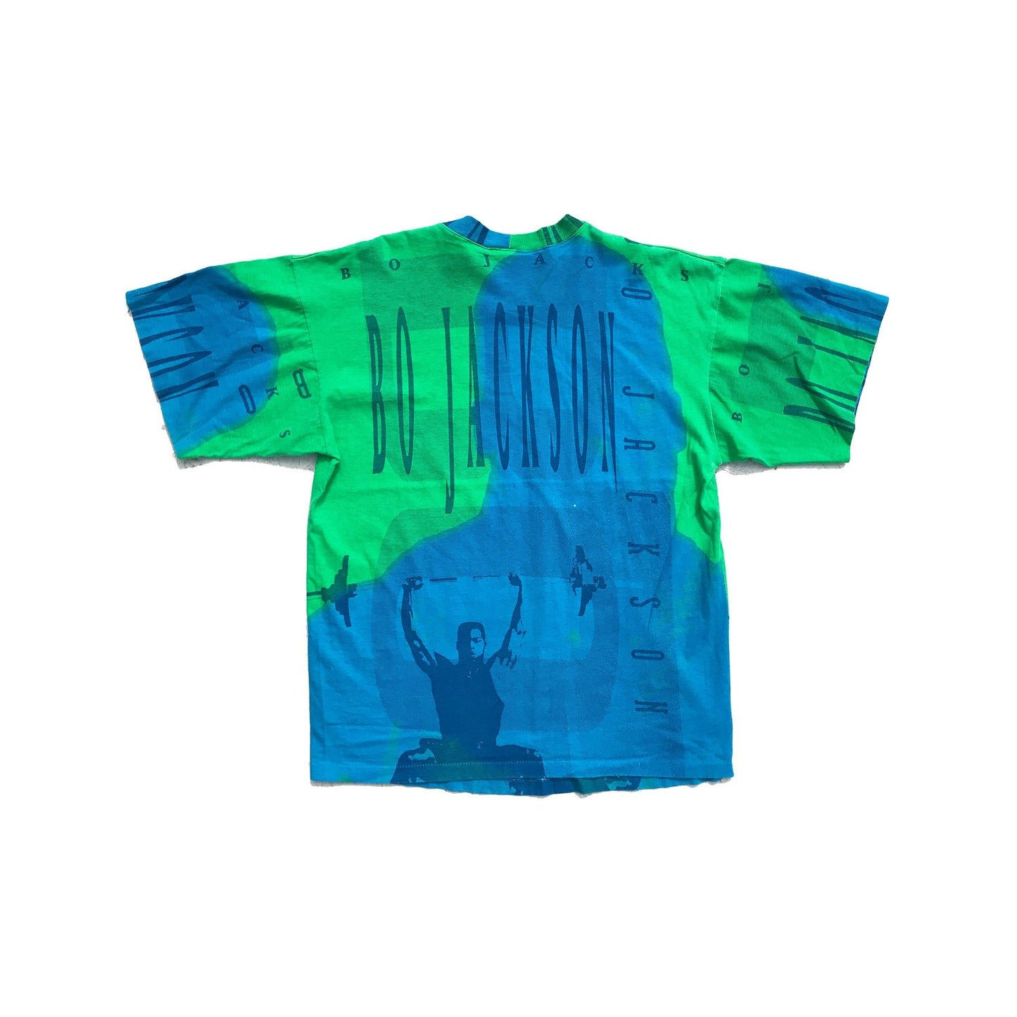 Nike Bo Jackson Gray Tag 90's All Over Print Mens T-Shirt