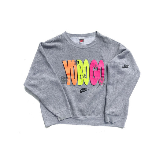 Nike Bo Jackson Gray Tag 90's YO BO GO Sweatshirt