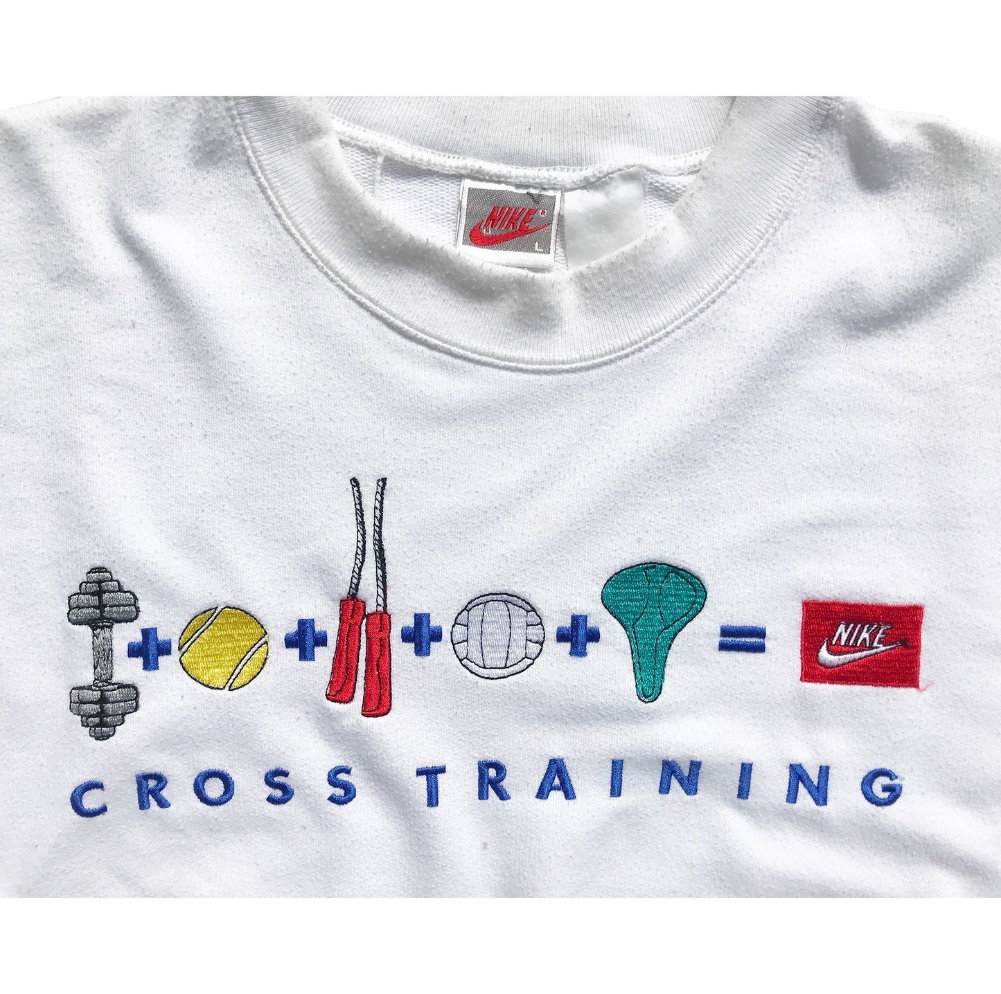Nike Bo Jackson Gray Tag Cross Training Embroidered Sweatshirt