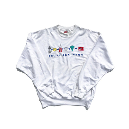 Nike Bo Jackson Gray Tag Cross Training Embroidered Sweatshirt