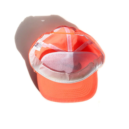 Nike OG Neon Orange Nylon World Campus Employee Snapback Hat
