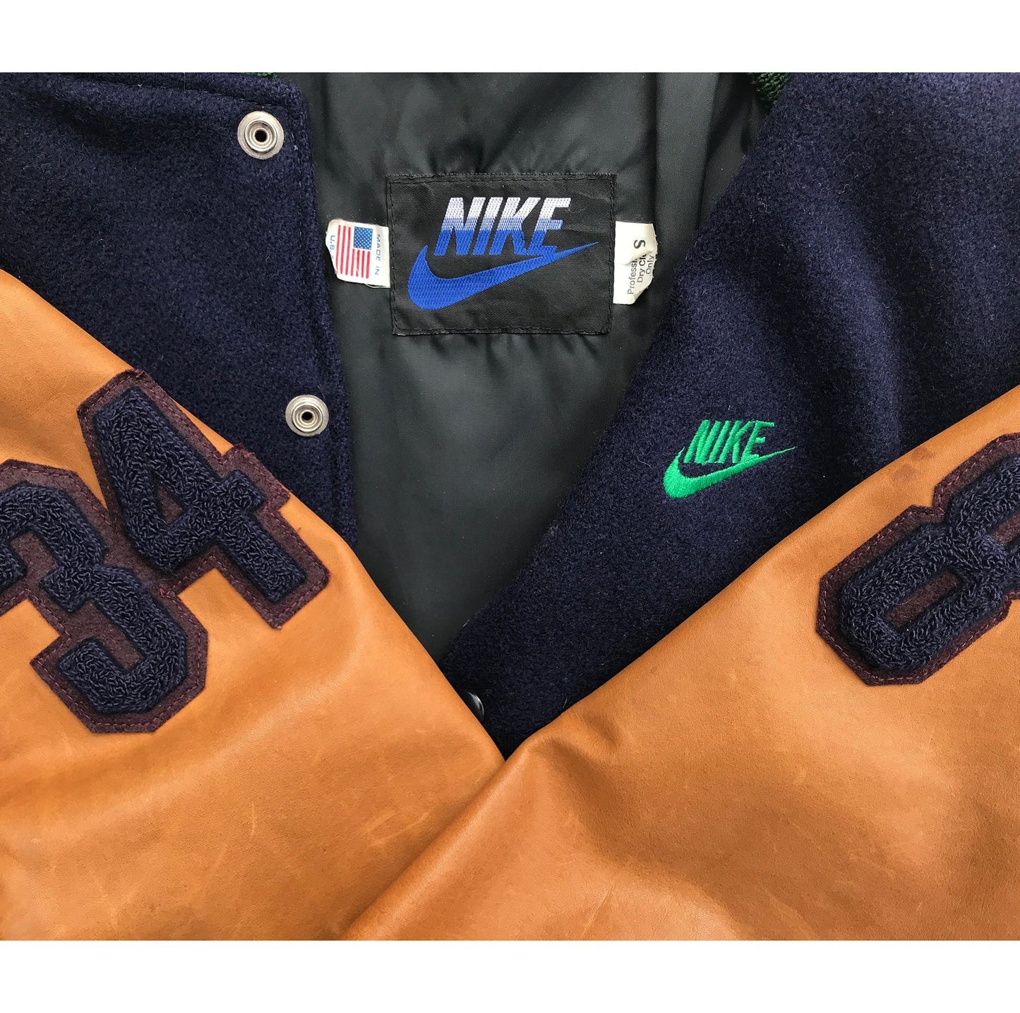 Nike Bo Jackson Original Rare Letterman Jacket Made in USA
