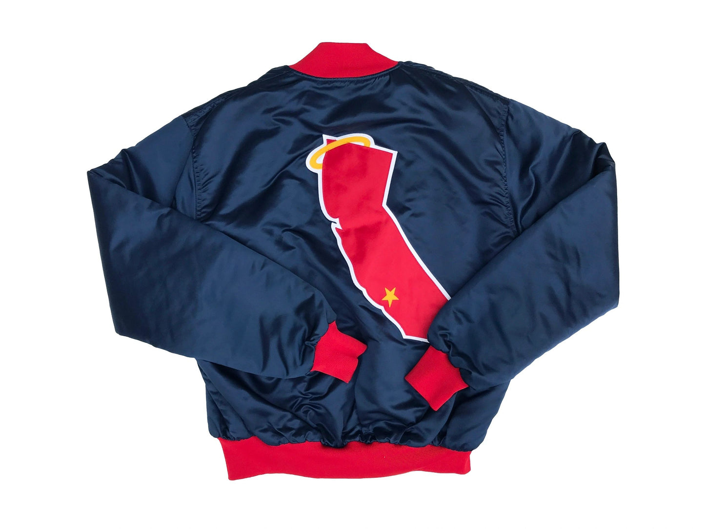 Los Angeles California Angels 80s Fur Lined Coaches Jacket Size XL