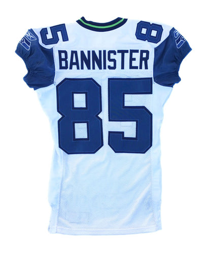 Seattle Seahawks Alex Bannister Game Worn Used Jersey Size 44