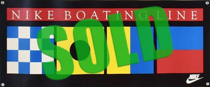 Nike Boating Line Original 1980s Store Display Sign