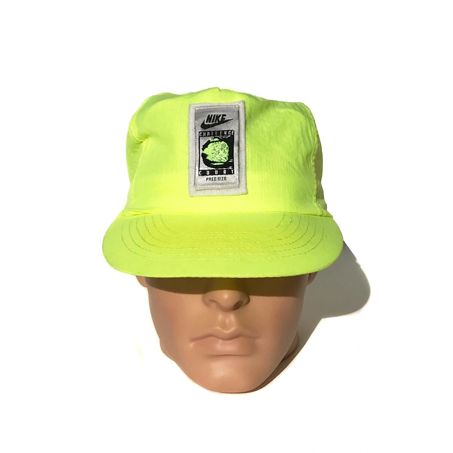 1/1 Nike Tech Challenge Court Nylon 90's Volt Snapback Hat