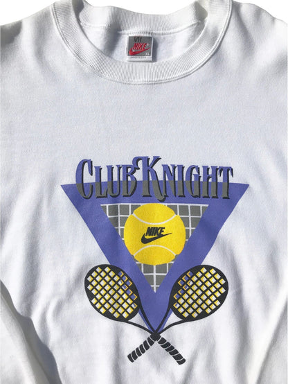 Nike Gray Tag Club Phil Knight Tennis Sweatshirt Size XL