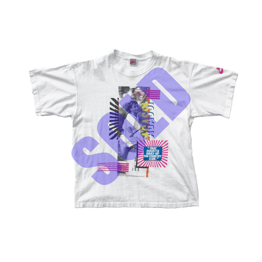 Nike Tech Challenge Court Original 90s Agassi T-Shirt Size Large