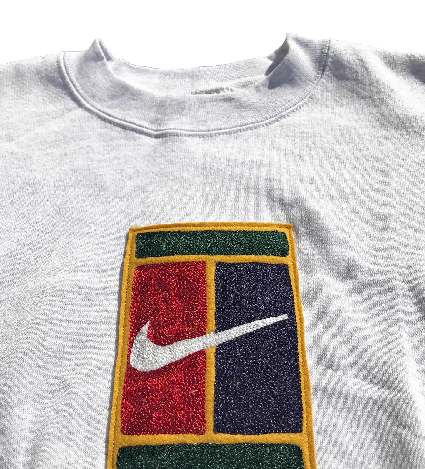 1/1 Nike Tennis Chain Stitch Crew Sweatshirt Size Large