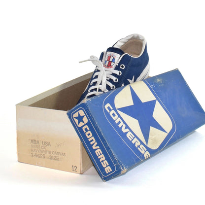 Converse 1970s ABA Shoes W/ Original Box Size 12